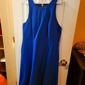 Wool Navy Blue Dress